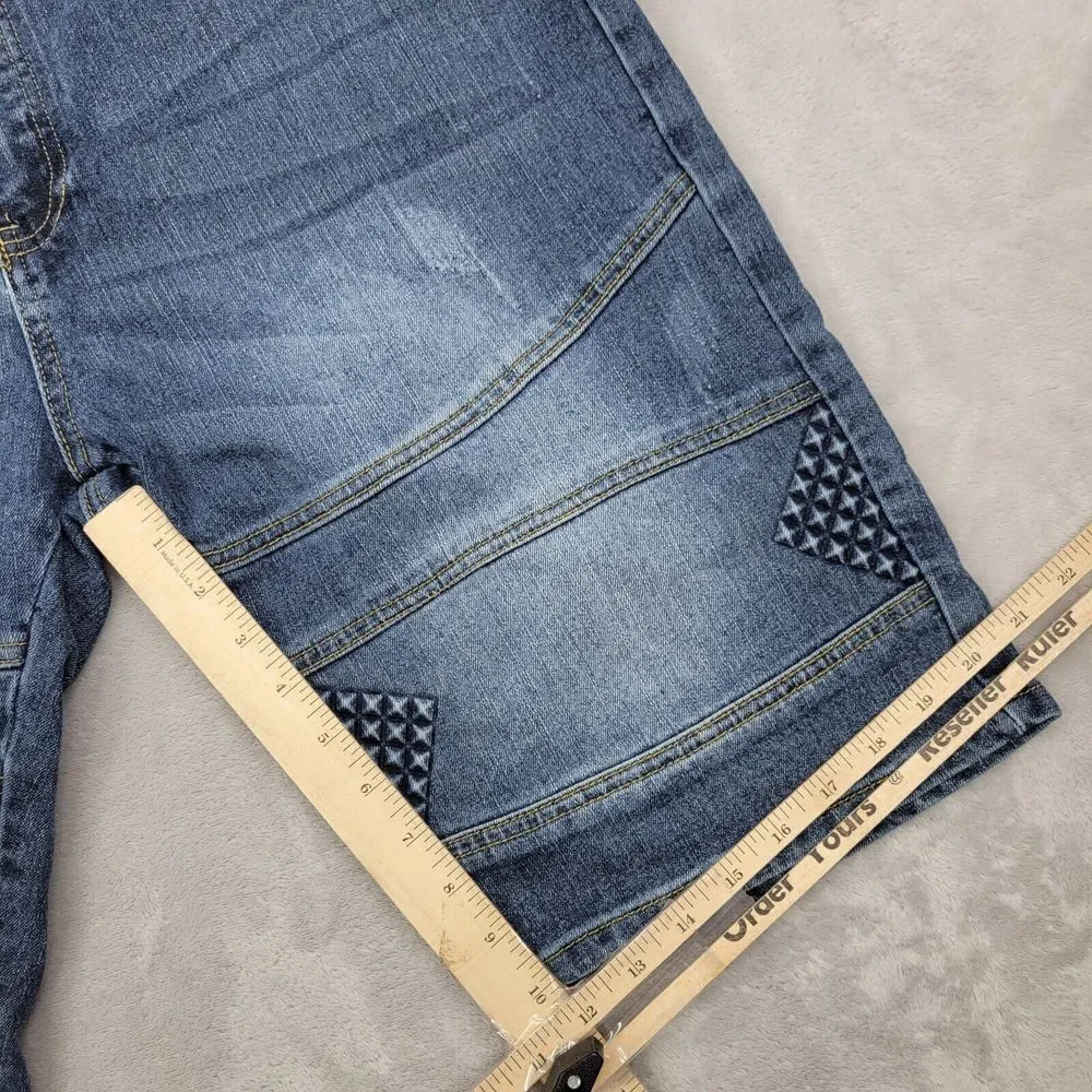 XRAY Jeans Men 36 Shorts Baggy Pants Loose Y2K‎ 90s Skate HipHop Rap Faded Adult